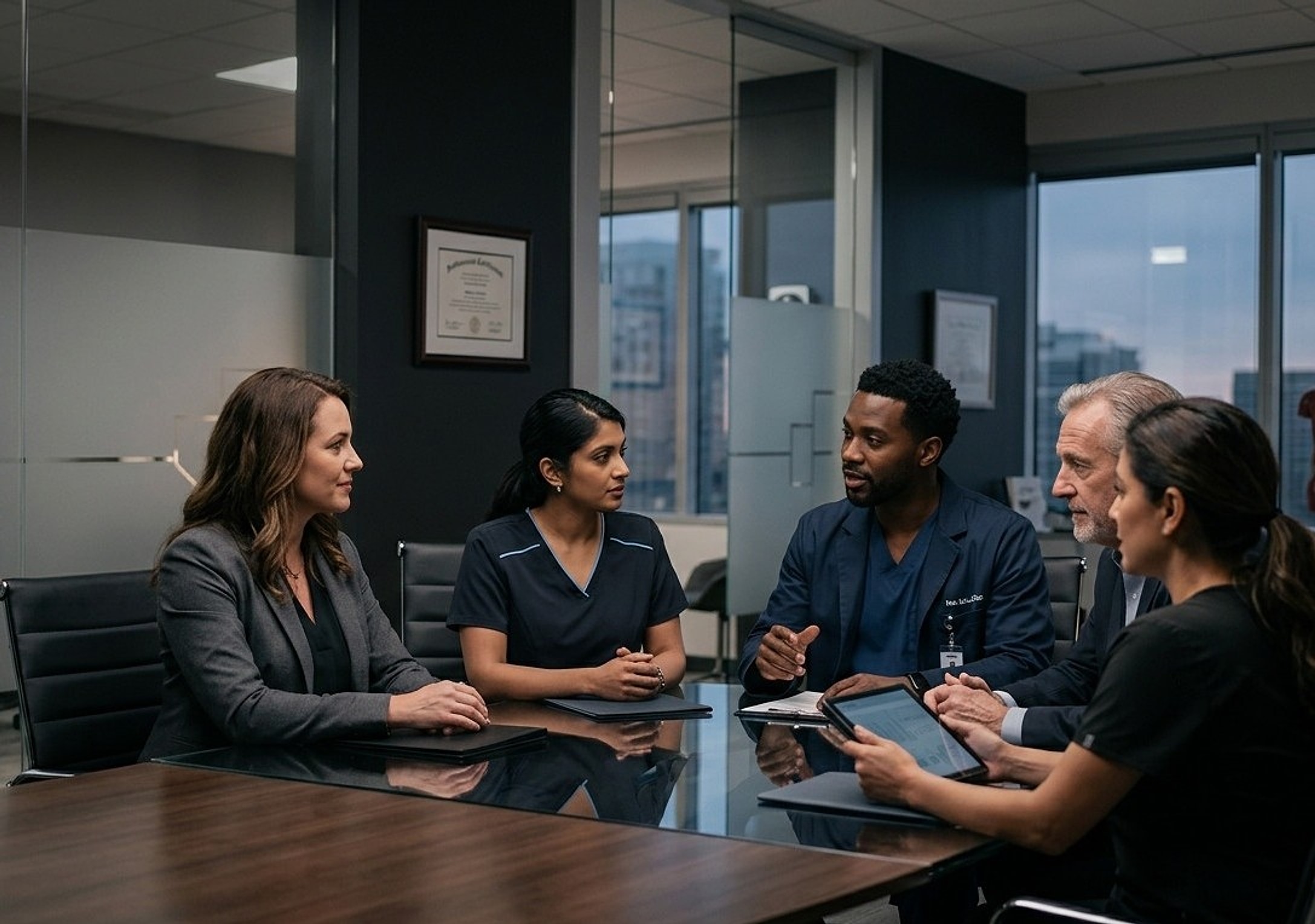 The Vertex Medical Staffing team serving healthcare partners